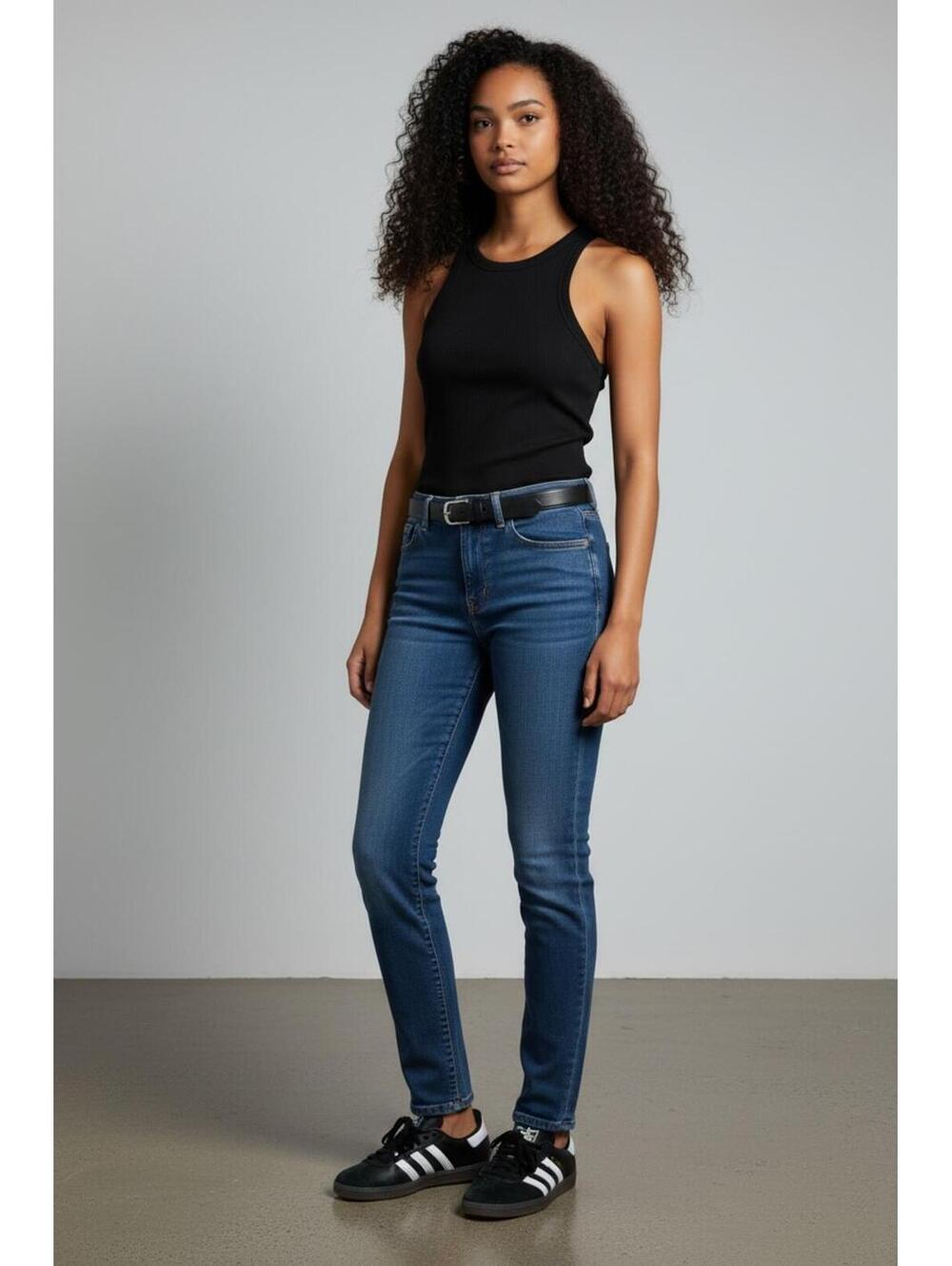 Hudson Women's Collin Skinny Medium Wash Low-Rise Jeans, Size 24